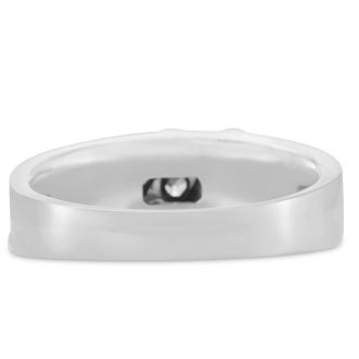 Men's 1/4ct Diamond Ring In 10K White Gold