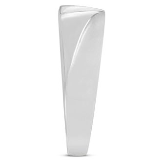 Men's 1/4ct Diamond Ring In 10K White Gold