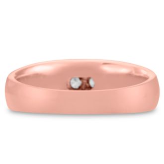 Men's 1/3ct Diamond Ring In 10K Rose Gold