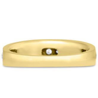 Men's 1/5ct Diamond Ring In 10K Yellow Gold, G-H, I2-I3
