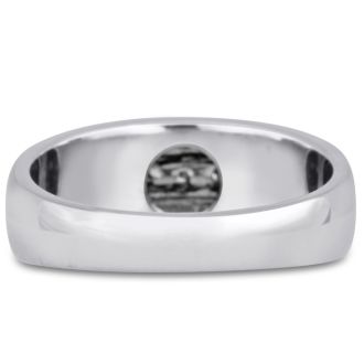 Men's 1/2ct Diamond Ring In 14K Two-Tone Gold