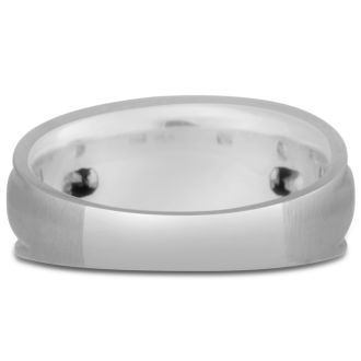 Men's 1ct Diamond Ring In 14K White Gold