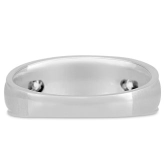 Men's 1/2ct Diamond Ring In 14K White Gold