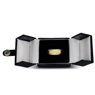 Men's 1/2ct Diamond Ring In 14K Yellow Gold