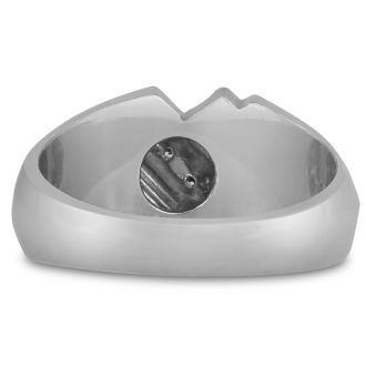 Men's 1/2ct Diamond Ring In 14K White Gold