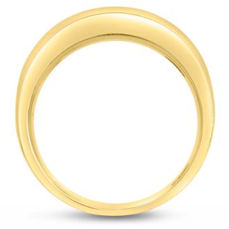 Men's 1/2ct Diamond Ring In 14K Yellow Gold