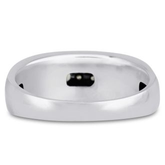 Men's 1/4ct Diamond Ring In 14K White Gold