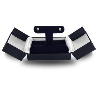 1/2 Carat Diamond Stud Earrings In 14 Karat Yellow Gold