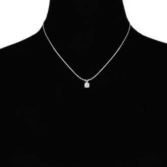 1/2ct 14k White Gold Diamond Pendant