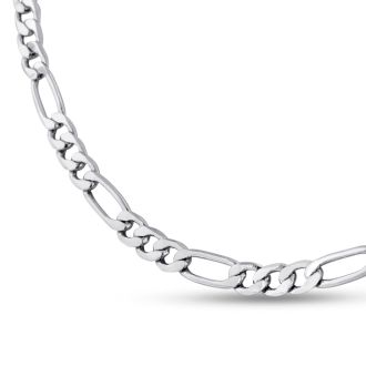 Stainless Steel 18 Inch Figaro Chain