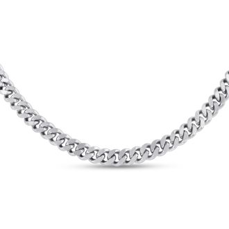 Mens Stainless Steel 20 Inch Curb Chain. Solid and Masculine and The Perfect Length