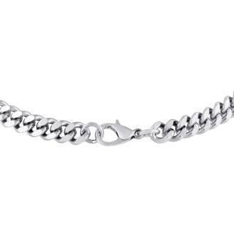 Mens Stainless Steel 20 Inch Curb Chain SuperJeweler