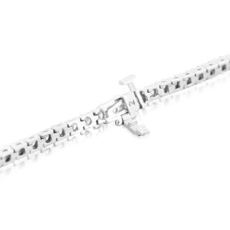 2 Carat Diamond Tennis Bracelet In 14 Karat White Gold. Featured on Fox News.