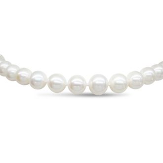 24 inch 10mm AA Pearl Necklace With 14K Yellow Gold Clasp