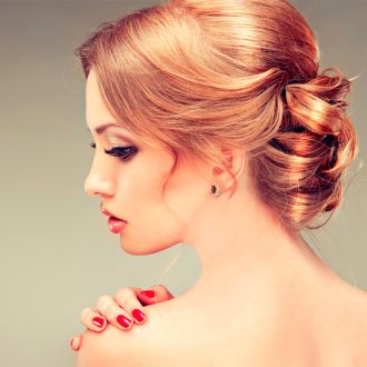 3.20 Carat Fine Quality Ruby And Diamond Earrings In 14K Yellow Gold