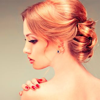 3.20 Carat Fine Quality Sapphire And Diamond Earrings In 14K White Gold