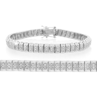 1ct Two Row Diamond Bracelet. Popular Model Back In Stock After 1 Year! Get Yours Now!
