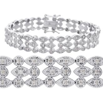 Grab This Beautiful Bracelet Instead!   1ct Vintage Diamond Bracelet. Wonderful Antique Model Lends A Retro Look & Feel