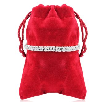 1ct Three Row Diamond Bracelet. Bold Three-Row.  Beautiful New Blowout Diamond Bracelet!
