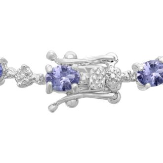 5ct Tanzanite and Diamond Bracelet
