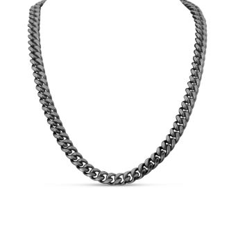 Gunmetal Classic Link Necklace