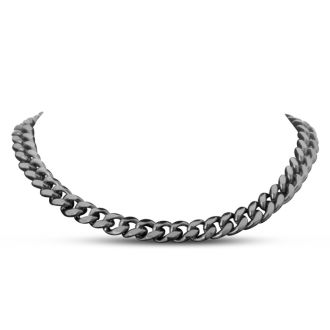 Gunmetal Standard Link Necklace