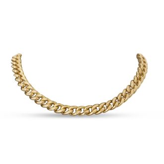 Antique Gold Standard Link Necklace