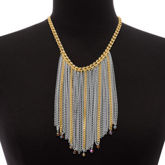 Two Tone Strand Necklace