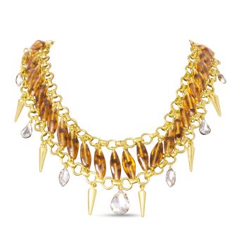 Tortoise Single Strand Necklace