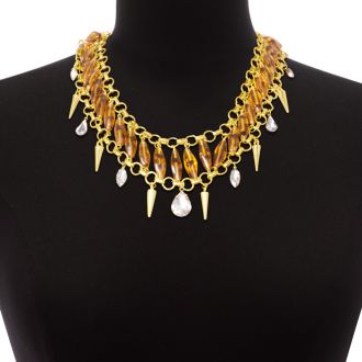 Tortoise Single Strand Necklace