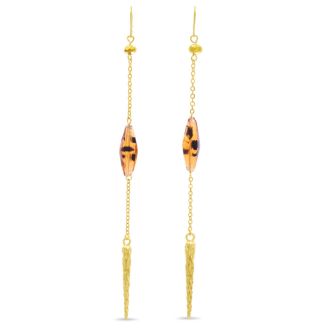 Tortoise Spike Earrings