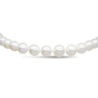 30 inch 10mm AA Pearl Necklace With 14K Yellow Gold Clasp