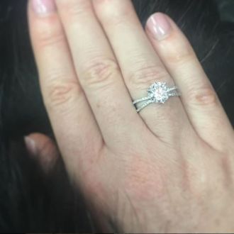 1.25ct Contemporary Diamond Engagement Ring
