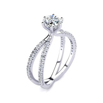 1.25ct Contemporary Diamond Engagement Ring
