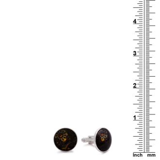 Octavius Marble Timepiece Cufflinks