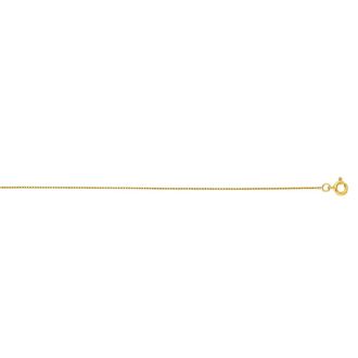14 Karat Yellow Gold 0.45mm 20 Inch Classic Box Chain Necklace