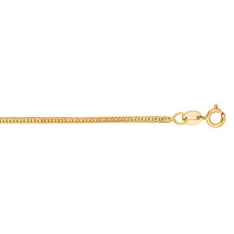 14 Karat Yellow Gold 1.0mm 18 Inch Foxtail Chain Necklace