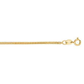 14 Karat Yellow Gold 1.0mm 18 Inch Foxtail Chain Necklace