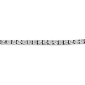 6 Carat Diamond Tennis Bracelet In 14 Karat White Gold