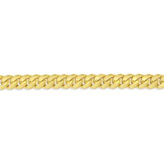14 Karat Yellow Gold 5.40mm 20 Inch Light Miami Cuban Chain