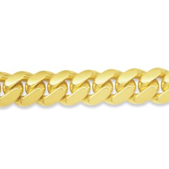 14 Karat Yellow Gold 5.0mm 20 Inch Miami Cuban Chain