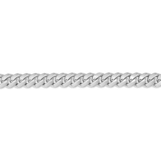 14 Karat White Gold 6.50mm 24 Inch Light Miami Cuban Chain