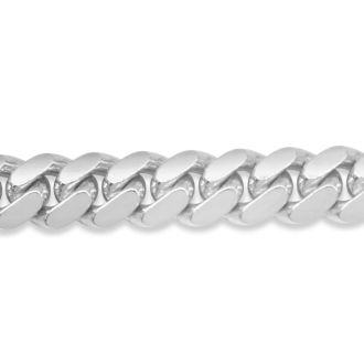 14 Karat White Gold 5.0mm 24 Inch Miami Cuban Chain