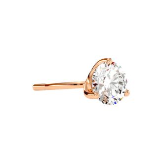 1 1/2 Carat Diamond Martini Stud Earrings In 14 Karat Rose Gold