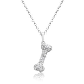 Diamond dog outlet bone necklace