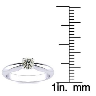 Cheap Engagement Rings, 1/4ct Diamond Engagement Ring in White Gold, INCREDIBLE VALUE!
