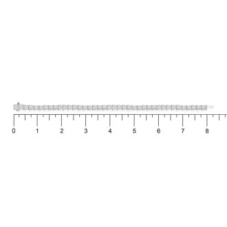 13 Carat Diamond Tennis Bracelet In 14 Karat White Gold, 8 Inches