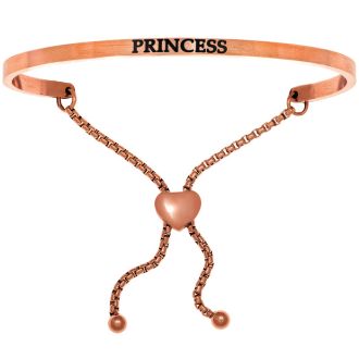 Rose Gold "PRINCESS" Adjustable Bracelet