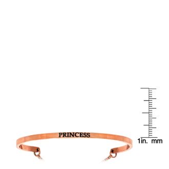 Rose Gold "PRINCESS" Adjustable Bracelet