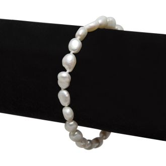 6MM Freshwater Cultured Baroque Pearl Bracelet